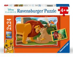 RAVENSBURGER CASSE-TÊTE 2X24 PIÈCES -  L'HISTOIRE DE LA VIE (LE ROI LION) #12001029